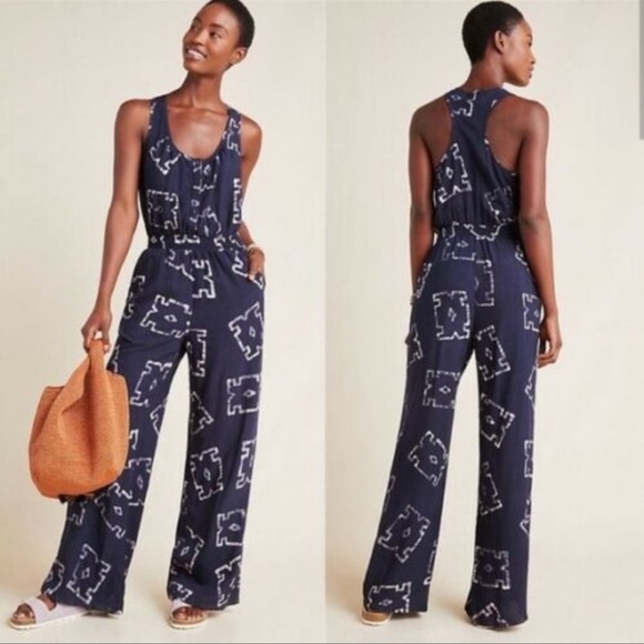 THE ODELLS Phaedra Wide Leg Jumpsuit - Picture 1 of 13